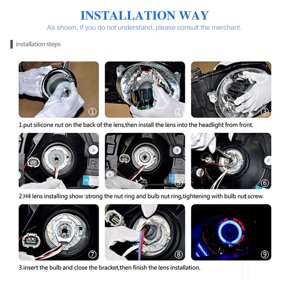 Ronan 2.0 Bi-Xenon Dual Angel Eyes lens