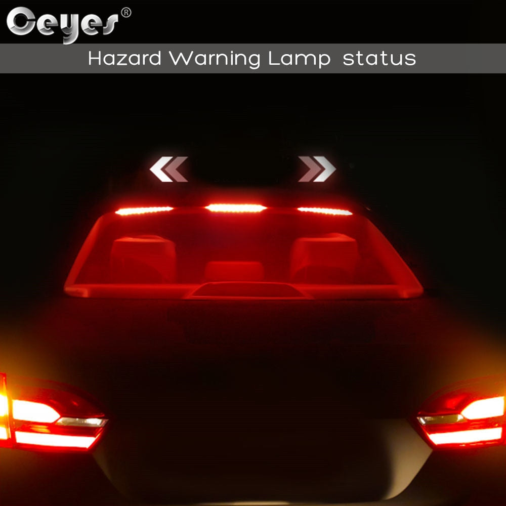 Red flexible LED strips 100 cm brake lights with sequential flashing