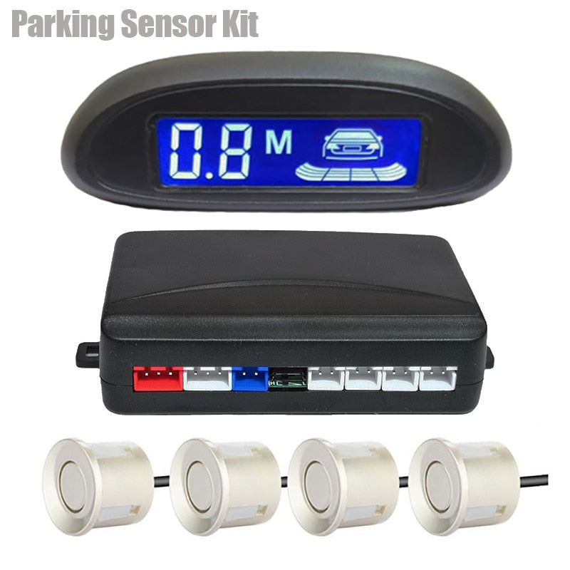 Radar de recul 4 capteurs arrière, Parkassist tronic avec moniteur d'affichage LED