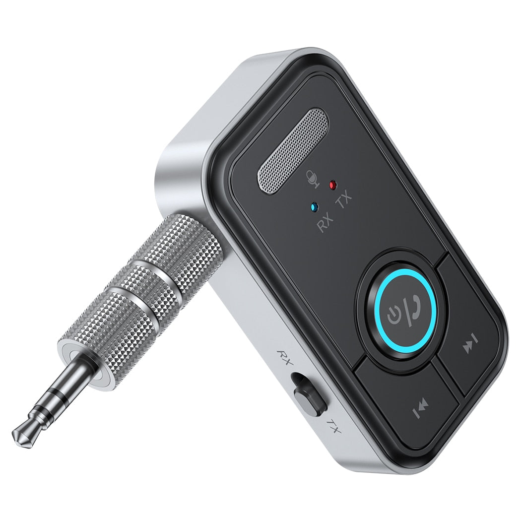 Adaptateur audio AUX Bluetooth 5.3 Prise 3,5 mm