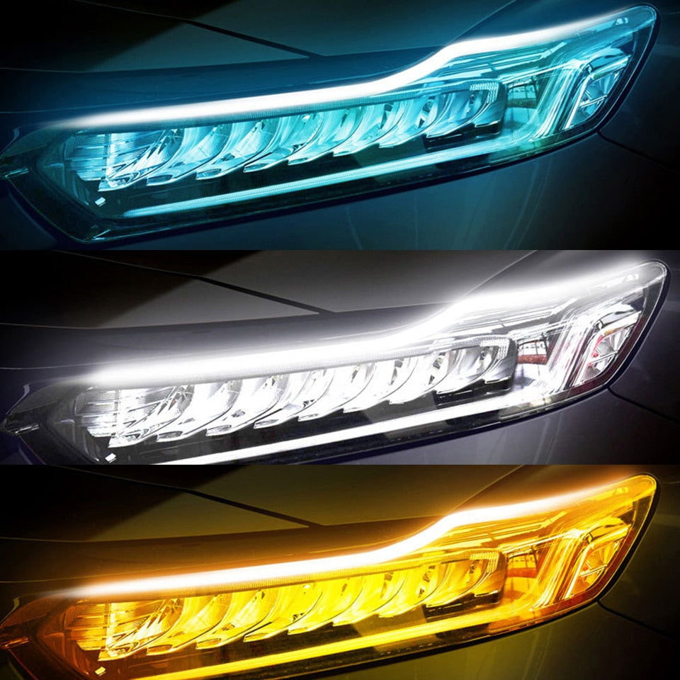 Start-Scan LED DRL Auto Daytime Running Lights with Sequential Turn Signal