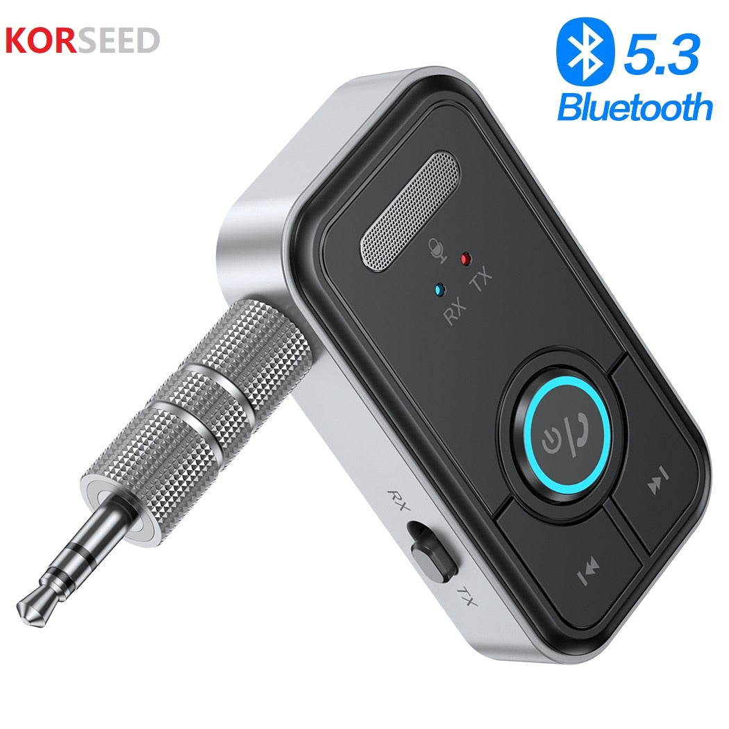 Adaptateur audio AUX Bluetooth 5.3 Prise 3,5 mm