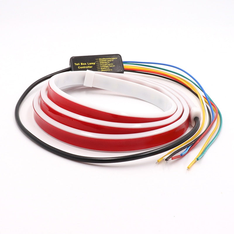 Dynamic rear LED strip