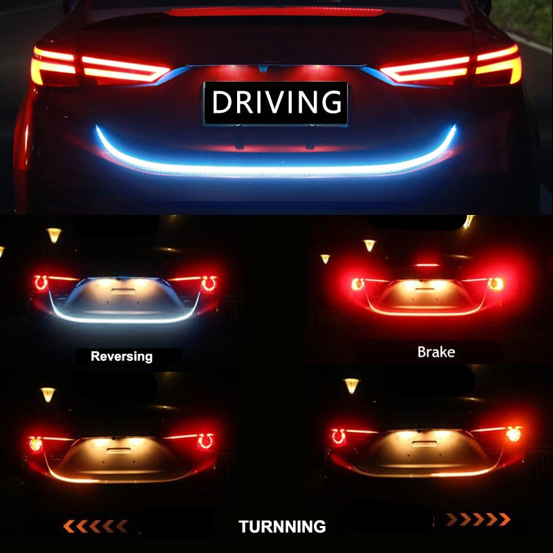 Dynamic rear LED strip