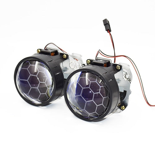 Projector Lens H1 RONAN 2.5''Ver8.1 Blue Honeycomb Bi Xenon