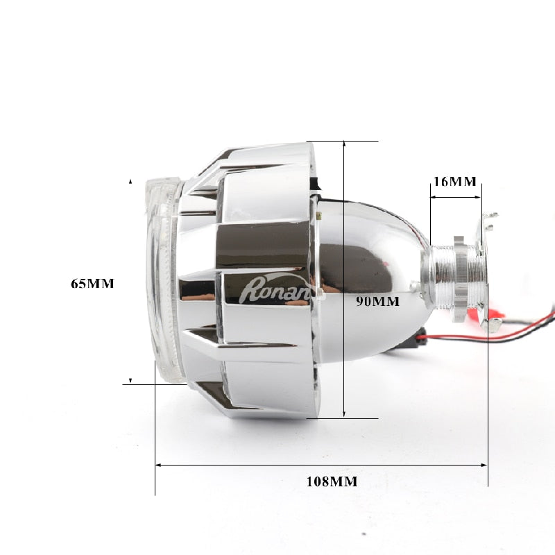 Ronan 2.0 Bi-Xenon Dual Angel Eyes lens