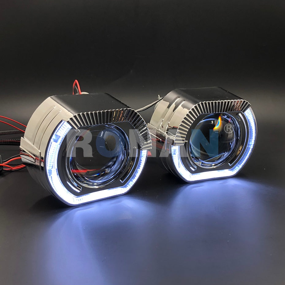 Ronan 2.5, Bi xenon lens projector with Angel Eyes DRL with turn signal