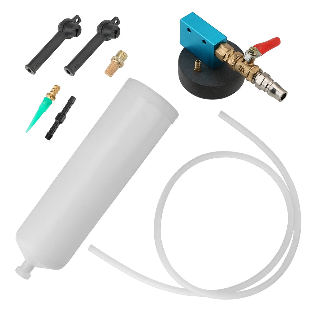 Brake and clutch oil bleeder and drain kit