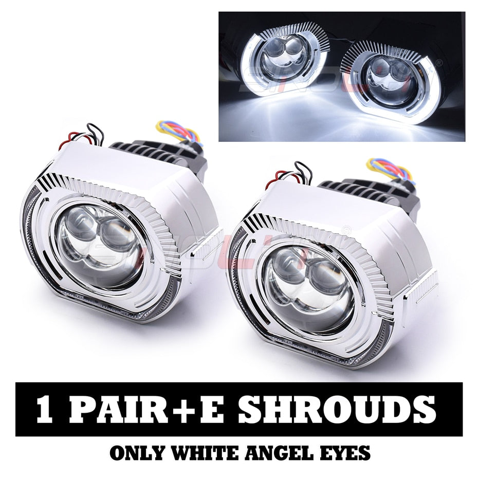 Projector Lenses Hyperboloid Sinolyn 3 Inch DRL LED Lights Automobiles Motorcycles 28000LM Bi LED
