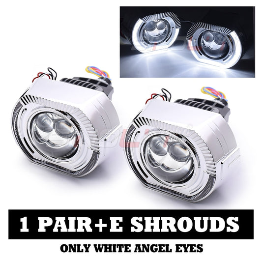 Projector Lenses Hyperboloid Sinolyn 3 Inch DRL LED Lights Automobiles Motorcycles 28000LM Bi LED