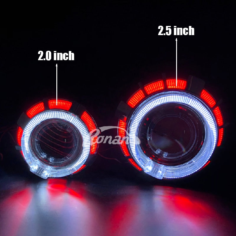 Ronan 2.0 Bi-Xenon Dual Angel Eyes lens
