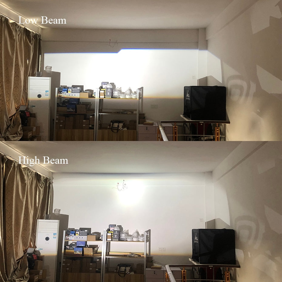 Ronan 2.5, Bi xenon lens projector with Angel Eyes DRL with turn signal