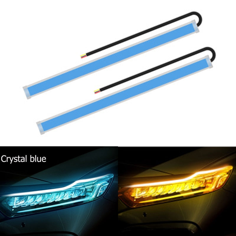 Start-Scan LED DRL Auto Daytime Running Lights with Sequential Turn Signal