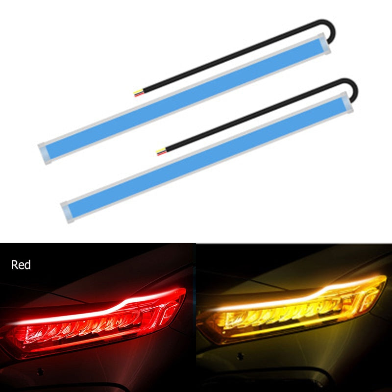 Start-Scan LED DRL Auto Daytime Running Lights with Sequential Turn Signal