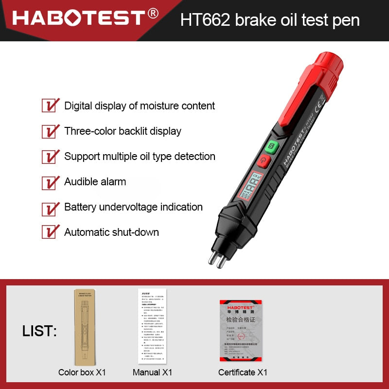 Digital Car Brake Fluid Tester DOT3/DOT4/DOT5.1