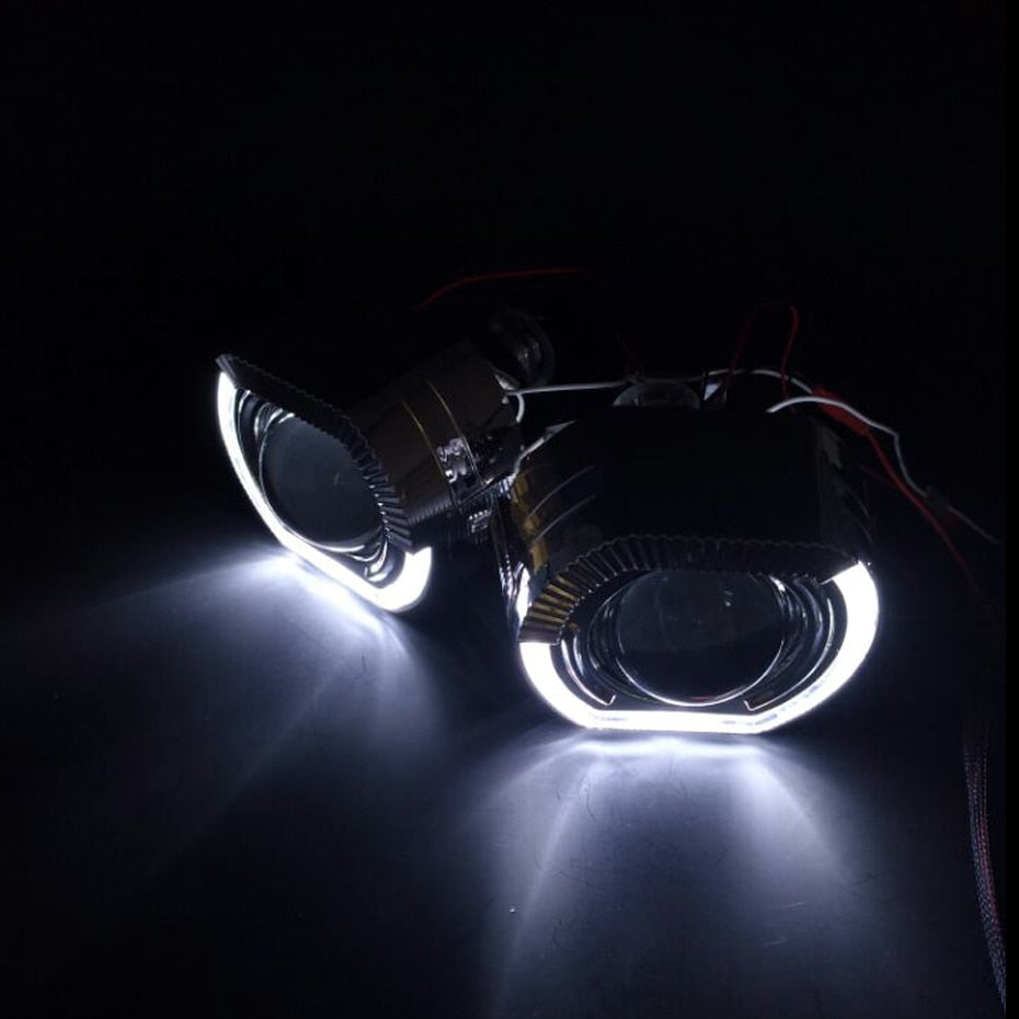 Ronan 2.5, Bi xenon lens projector with Angel Eyes DRL with turn signal
