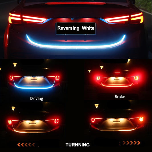 Dynamic rear LED strip