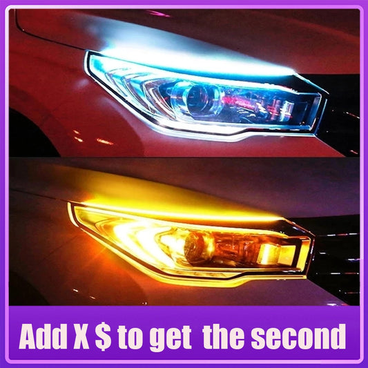 LED daytime running light with Start Sequential Scan and 12V indicator